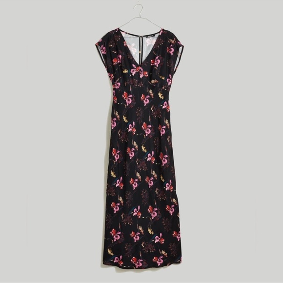 Madewell Satin Midi Dress - Picture 3 of 6